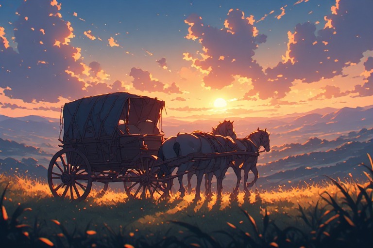 Chariots in the Sunset